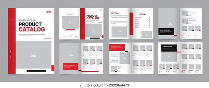 Catalog design, professional multipurpose catalogue design template