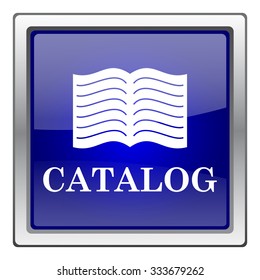 Catalog icon. Internet button on white background. EPS10 vector.
