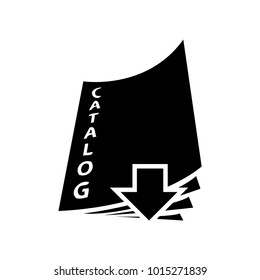 catalog icon, vector illustration.