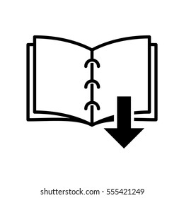 catalog icon, vector illustration.