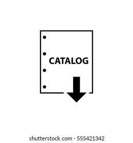 Catalog Icon, Vector Illustration.