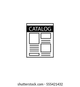 catalog icon, vector illustration.