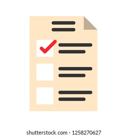 Catalog vector, grocery store related flat design icon