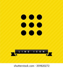 a catalog vector minimal single flat icon. Menu line vector icon for websites and mobile minimalistic flat design.