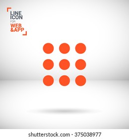 a catalog vector minimal single flat icon. Menu line vector icon for websites and mobile minimalistic flat design.