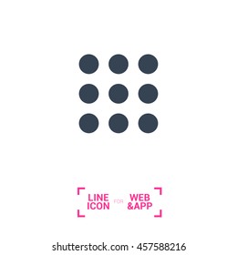 a catalog vector minimal single flat icon. Menu line vector icon for websites and mobile minimalistic flat design.