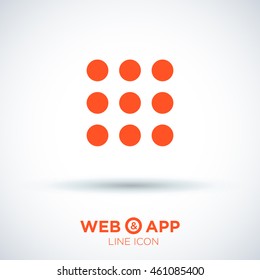 a catalog vector minimal single flat icon. Menu line vector icon for websites and mobile minimalistic flat design.