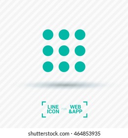 a catalog vector minimal single flat icon. Menu line vector for websites and mobile minimalistic design.