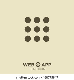 a catalog vector minimal single flat icon. Menu line vector icon for websites and mobile minimalistic flat design.