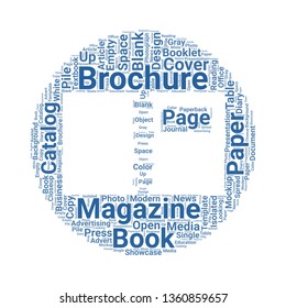 catalog word cloud. tag cloud about catalog.