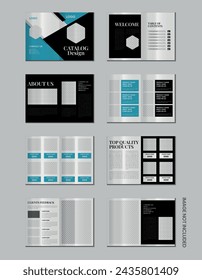 Catalogue design or product catalog template design
