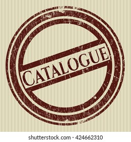Catalogue grunge stamp