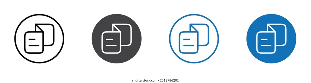 Ícone de catálogo ícone editável plano marca definido.