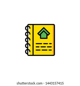 catalogue icon sign signifier vector