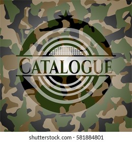 Catalogue on camouflaged texture