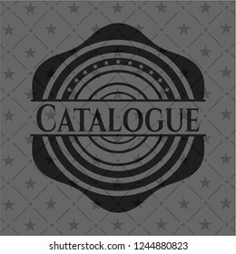 Catalogue realistic dark emblem