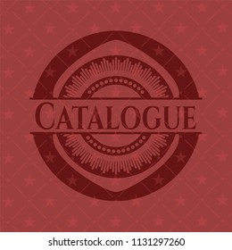 Catalogue red emblem