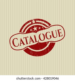 Catalogue rubber stamp