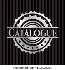 Catalogue silver shiny emblem