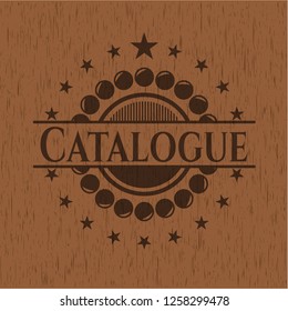 Catalogue vintage wood emblem