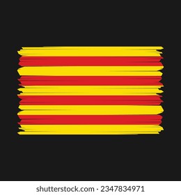Catalonia flag icon vector illustration