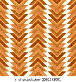 catalonia flag pattern design. chevron background. vector illustration