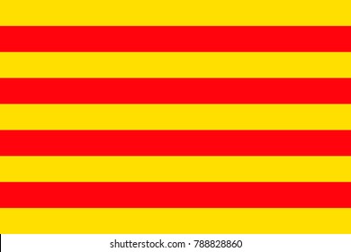 Catalonia flag sign