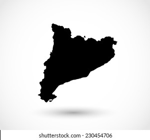 Catalonia shape vector