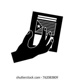 catalunya flag independence vote icon image 