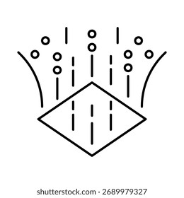 Ícone Catalyst, aceleração orientada por IA, otimização do sistema, eficiência de IA, otimização de tarefas de IA e catalisador de automação para agentes de IA. Ilustração vetorial.