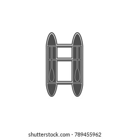 catamaran icon. Elements of water craft from above. Premium quality graphic design. Signs symbols collection, simple icon for websites, web design, mobile app, info graphics on white background