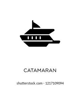 catamaran icon. catamaran symbol design from Transportation collection.