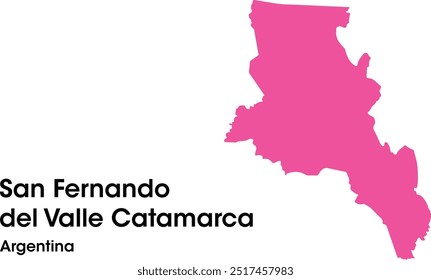 catamarca argentina mapa em vetores