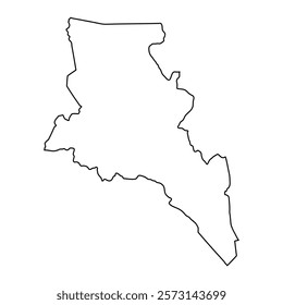 Catamarca Province map, administrative division of Argentina. Vector illustration.