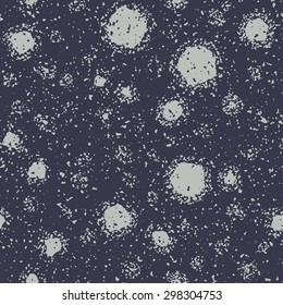 Catania Space Dot.  Seamless pattern.