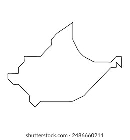 Catano map, administrative division of Puerto Rico. Vector illustration.