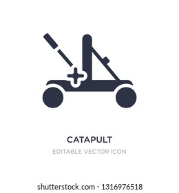 catapult icon on white background. Simple element illustration from Miscellaneous concept. catapult icon symbol design.