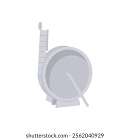 Catapult, Space Vector Illustration, Isolated