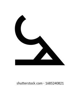 concepto de diseño del logotipo de la variación de catapult