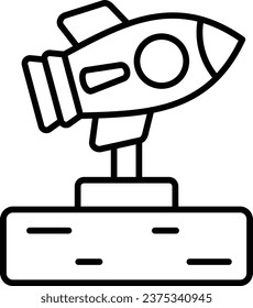 Catapult vector icon. Can be used for printing, mobile and web applications.