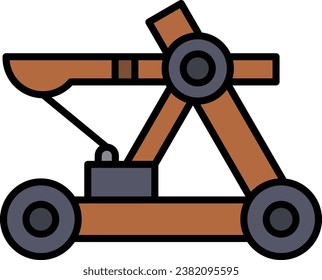 Catapult vector icon. Can be used for printing, mobile and web applications.