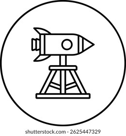 Ícone do vetor de catapulta. Pode ser usado para impressão, aplicativos móveis e da Web.