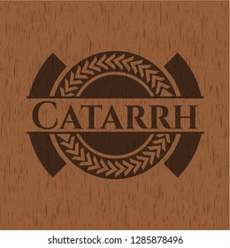 Catarrh wooden emblem