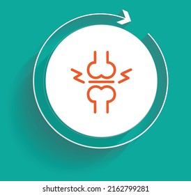 catastophic injury icon vector design