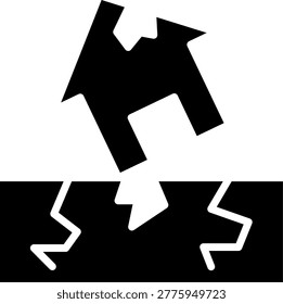 Catastrophe Line Icon Vector Design