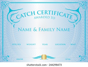 405 Fishing certificate Images, Stock Photos & Vectors | Shutterstock