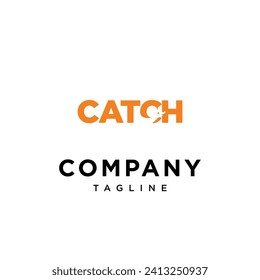 Catch mouse logo icon vector template.eps