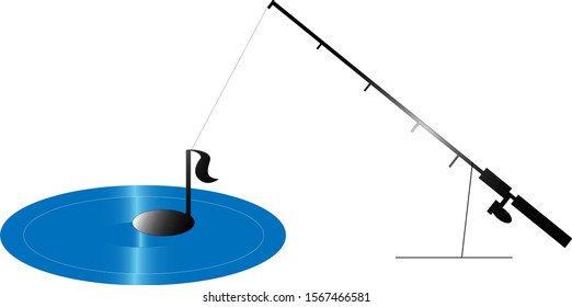 catch notes using spinning or how inspiration finds notes for music through fishing