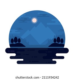 Descubra este hermoso paisaje nocturno 