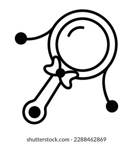 Catch up with the sketchy doodle icon of rattle drum